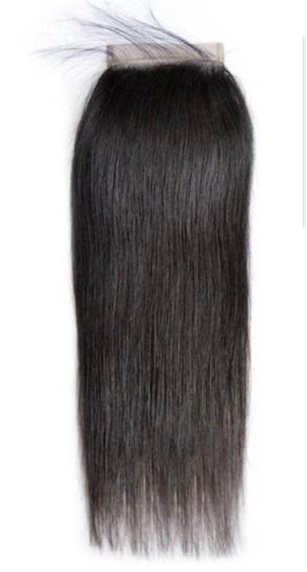 Straight Hair Closures - Bundles By Galore